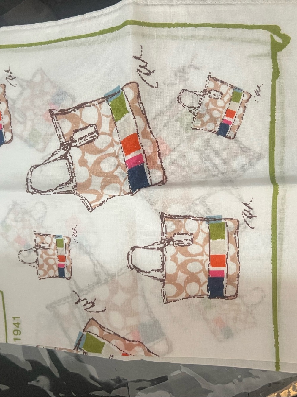 RARE Coach LEGACY Scarf with Box!  COLLECTORS ITEM